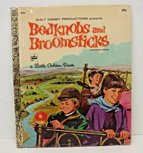 Disney BEDKNOBS & BROOMSTICKS Little Golden Book c1971 authorized First Edition - Picture 1 of 6