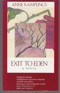 Anne Rampling / Exit to Eden Advacne Reading Copy from Uncorrected Proof 1st ed - Picture 1 of 2