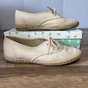 Grasshoppers Womens Spinnaker Beige Shoes, Side 6.5 M - Picture 1 of 17