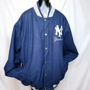 Chaqueta New York Yankees Azul Mercancía Genuina Hombres Talla XXL  - Imagen 1 de 10