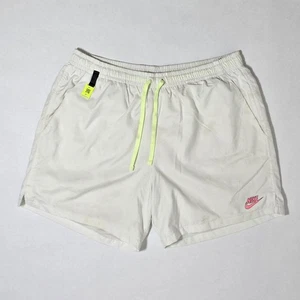 Nike White Woven Shorts XL - Picture 1 of 8