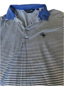 Polo Golf Shirt Mens Medium Ralph Lauren Pima Cotton Performance Pro Club Adult - Picture 1 of 4