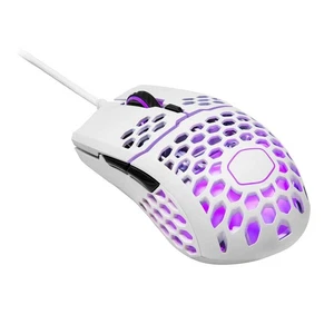 MM711 60G Glossy White Gaming Mouse with Lightweight Honeycomb Shell, Ultrawe... - Picture 1 of 6