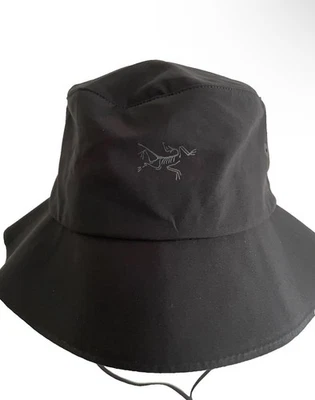 Arc'teryx Sinsolo Bucket Sun Hat Cap Black Small Medium NWT Outdoor Active - Image 1 of 4