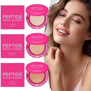 Peptide-Infused Bounce Balm Foundation | Tri-Ceramide Complex for Mature Skin~ - Picture 1 of 33