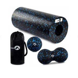 3in1 Set Faszienroller Duoball Faszienkugel Massage Fitness-Rolle Training Foam - Bild 1 von 13