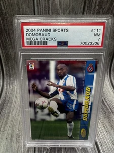 2004 Panini Sports Mega Cracks 106 Cyril Domoraud PSA Nm 7 R.C.D, Espanyol| - Bild 1 von 10