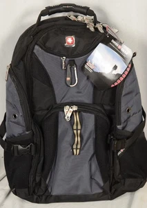 Swiss Gear SA 1900 Scansmart TSA 17 Laptop Backpack Black & Gray, 19-Inch NEW - Picture 1 of 4
