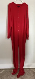 Pajamagram Red Footed Pajamas Men’s XL - Picture 1 of 6