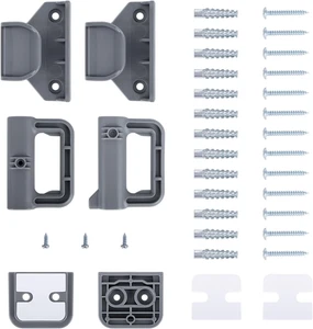 Reinforced Retractable Baby Gates Extra Wide Baby Gate Mesh Dog Gate Hardware Mo - Picture 1 of 5