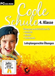 Sybex Coole Schule 4. Klasse PC Lernsoftware Deutsch Mathe Sachkunde CD - Bild 1 von 2