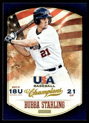 2013 Panini USA Champions Bubba Starling USA #100 - Image 1 of 2