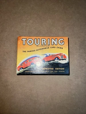 复古旅游汽车卡牌游戏改进版 Parker Brothers 1937 — 第 1/3 张图片