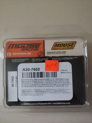 Honda TRX 350 400 420 450 500 Foreman Rancher Moose Rear Drum Seal - Image 1 of 2