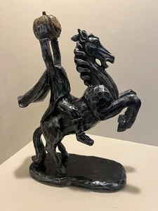 Martha Stewart kopfloser Reiter 18"" Statue Halloween Haushaltswaren maßgeschneidert bemalt - Bild 1 von 6