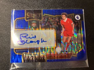 2022 Panini Select Premier League Blue Pulsar Prizm Phil Thompson #PS-PTO Auto