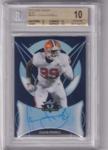 Clelin Ferrell 2019 Leaf Valiant Blue Holo Rc Auto (22/25) Bgs 10/10 Pristine - Picture 1 of 2