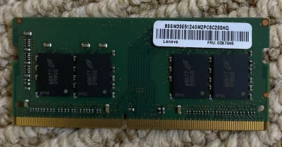 Micron 4GB PC4-1700 DDR4 2133 MHz SODIMM Laptop Memory RAM Lenovo - Image 1 of 2