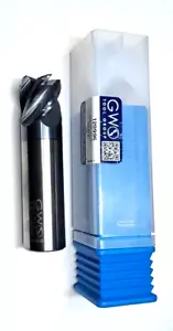 1" Carbide End Mill 5 Flute nARo Coated Variable Helix CNC Endmill Cutting Tools - Picture 1 of 5