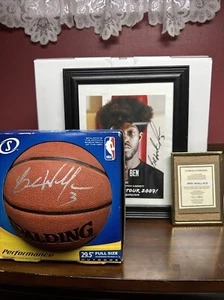 Ben Wallace Signed Basketball And Framed Picture  With COA - Picture 1 of 5
