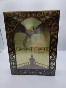 Game of Thrones: the Complete Fifth Season DVD 2015 Widescreen (Emilia Clarke) - Picture 1 of 12