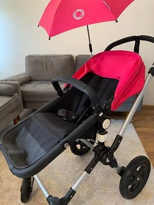 Pink Bugaboo Cameleon 3 Pushchair/ Pram - Image 1 of 3