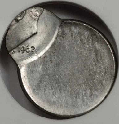 1962 ANACS MS63 80% Off Center Silver Dime Mint Error Great Eye Appeal - Image 1 of 4