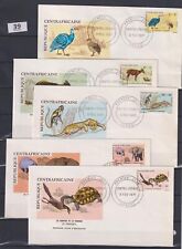 / CENTRAL AFRICAN REPUBLIC 1971 - FDC - ANIMALS, TURTLE, ELEPHANT