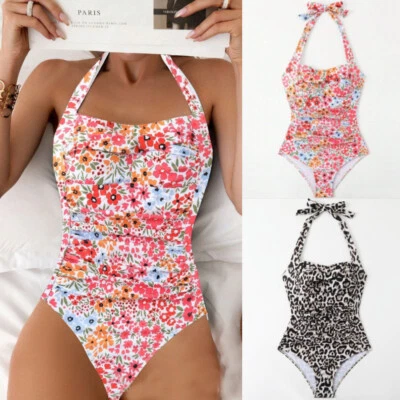 Damen Bademode Einteiler Sun Through Sonnendurchlässige Support Tops Badeanzug - Bild 1 von 4