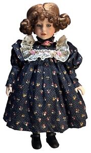 Vtg 90s Duck House Collectibles Pioneer Prairie Homestead Porcelain Girl Doll