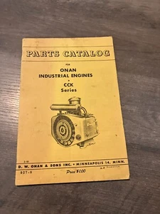 Onan Parts Catalog Industrial Engines CCK Series - Picture 1 of 2