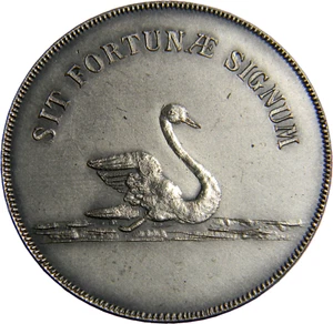 Ficha Bélgica 1976 SIT FORTUNAE SIGNUM Paul De Baeck (04154) - Imagen 1 de 2