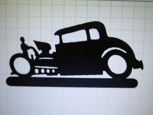HOT ROD, RATROD, Rockabilly, MAILBOX TOPPER , GARAGE, SHOP, HOUSE DECOR. - Picture 1 of 1