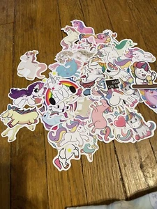 unicorn stickers 50 PCs For Laptop Bike Luggage Skateboard Water Bottle Decals - Picture 1 of 7