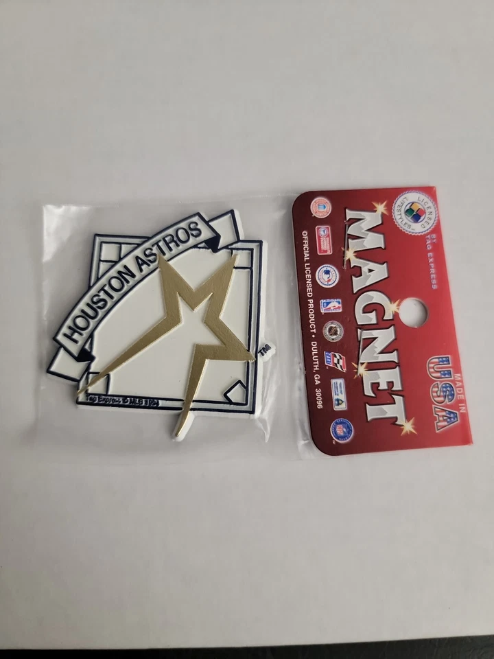 Houston Astros Magnet MLB Licensed Baseball Vintage NOS - Image 1 of 1