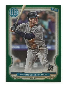 Brian Anderson 2020 Topps Gypsy Queen Green Parallel Miami Marlins (#110) - Bild 1 von 2