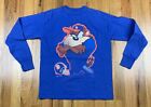 Vintage NFL Denver Broncos Shirt Taz Tasmanian Devil Youth Size Large 1996