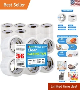 Hochwertiges 36 Rollen strapazierfähiges Packband - je 65 Yards, ideal für den Umzug - Bild 1 von 9