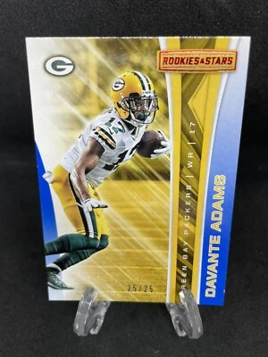 2017 Panini Rookies & Stars DAVANTE ADAMS Longevity 25/25 Green Bay Packers #88 - Image 1 of 2