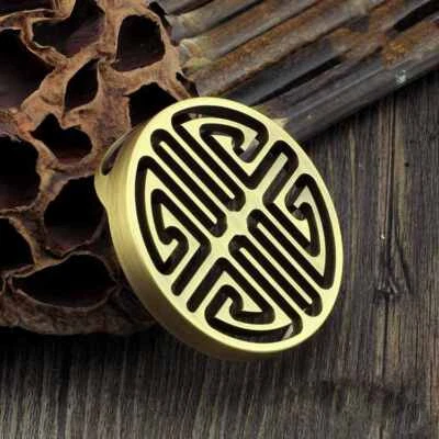 High Quality Copper Burner Fine Censer Tool Incense Seal Incese Stamp Craf - Image 1 of 4