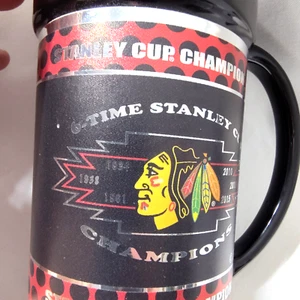 Chicago Blackhawks 2015 Stanley Cup Champions Mug - 6-Time NHL Champs Coffee Cup - Picture 1 of 8