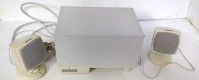 ALTEC LANSING COMPUTER SPEAKER SYSTEM POWERED SUBWOOF ACS33 TESTED WORKING - Image 1 of 4