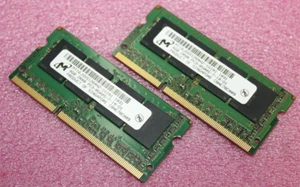 Micron 8GB (2X4GB) DDR3 PC3-8500S Laptop Memory Ram MT16JSS51264HZ-1G1A1 - Picture 1 of 1