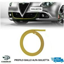 Alfa Romeo Giulietta Profilo Bordino Adesivo Paraurti Giallo Anteriore Tuning 