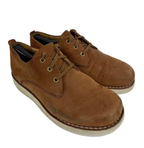 Samuel Hubbard Shoes Nubuck Leather Brown Comfort Shoes Beige Men's 9W Nice. - Picture 1 of 10