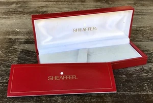 Sheaffer Federbox mit Handbuchheft für Füllhalter Tintenroller Kugelschreiber / - Bild 1 von 12
