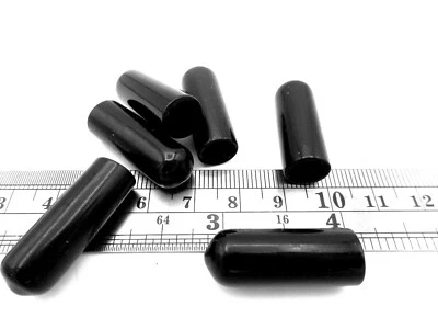 FASTENER DEPOT 5/16" ID End Cap Cover Push On Pipe Pole Bolt 5/16" ID 1/64" Stretch 1" Length