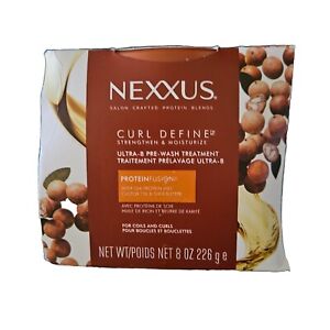 Nexxus Curl Define Strengthen & Moisturize Ultra-8 Pre Wash Treatment • 8 oz NIB