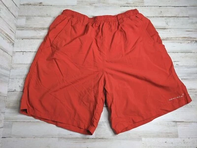 Pantalones Cortos Columbia PFG Para Hombre Medianos Forrados Rojo Puesta de Sol Omni Tono Pesca Bañador Foto 1 de 4