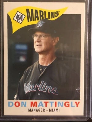 2020 Topps Throwback Thursday TBT #217 Don Mattingly Miami Marlins - Image 1 of 2